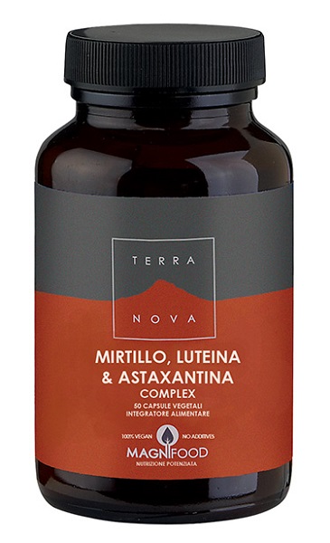 TERRANOVA MIRTILLO LUTEINA ASTAXANTINA SINERGIA PER GLI OCCHI 50 CAPSULE - latuafarmacia.org