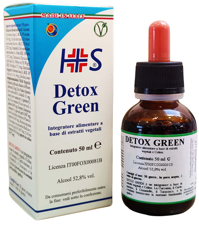 DETOX GREEN GOCCE 50 ML - latuafarmacia.org