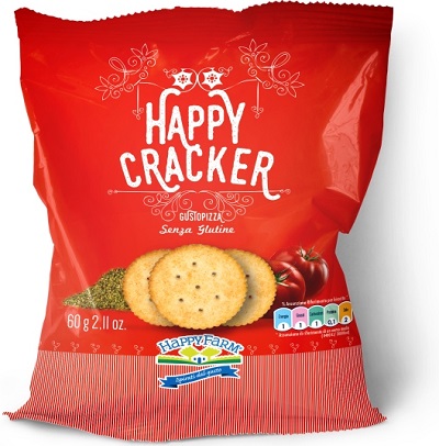 HAPPY FARM HAPPY CRACKERS GUSTO PIZZA 60 G - latuafarmacia.org