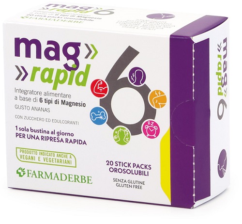 MAG 6 RAPID 20 STICK DA 1,5 G - latuafarmacia.org