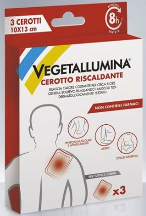VEGETALLUMINA CEROTTO RISCALDANTE 3 PEZZI - latuafarmacia.org