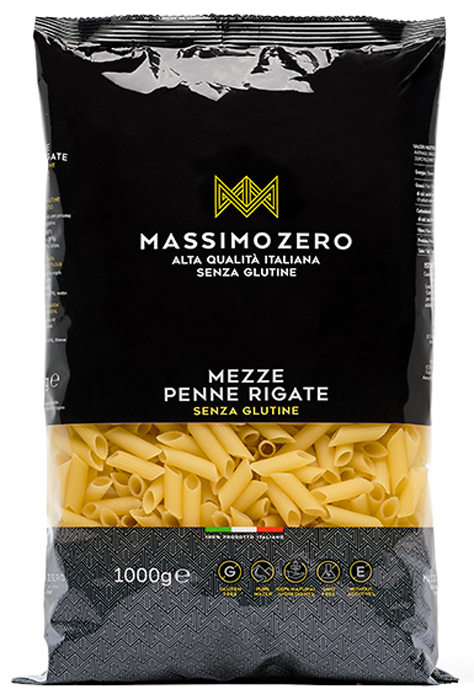 MASSIMO ZERO MEZZE PENNE RIGATE 1 KG - latuafarmacia.org