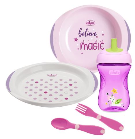 CHICCO SET PAPPA 12 MESI+ ROSA - latuafarmacia.org