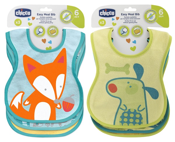 CHICCO BAVAGLINE PAPPA 6M+ 3PZ NEUTRE - latuafarmacia.org