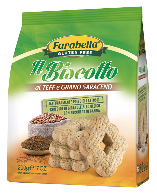 FARABELLA IL BISCOTTO AL TEFF E GRANO SARACENO 200 G - latuafarmacia.org