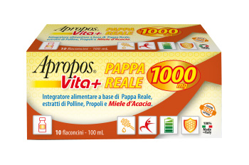 APROPOS VITA+ PAPPA REALE 1000MG 10 FLACONCINI DA 10 ML - latuafarmacia.org