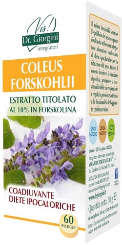 COLEUS FORSKOHLII ESTRATTO TITOLATO 60 PASTIGLIE - latuafarmacia.org