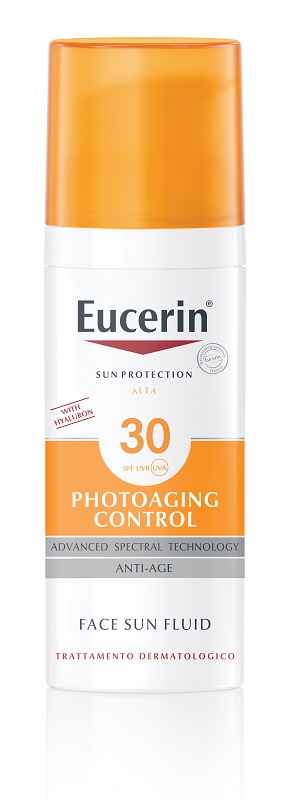 EUCERIN SUN PROTECTION SPF 30 PHOTOAGING CONTROL FACE SUN FLUID ANTI AGE 50 ML - latuafarmacia.org