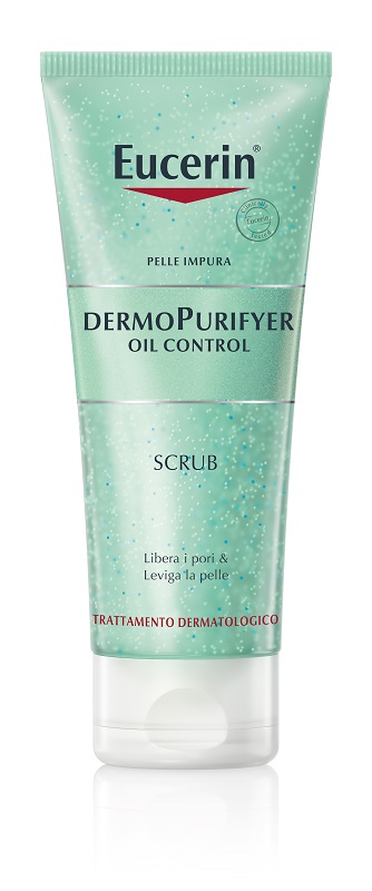 EUCERIN PELLE IMPURA DERMOPURIFYER OIL CONTROL SCRUB 100 ML - latuafarmacia.org