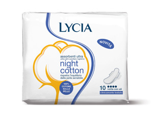 LYCIA COTONE ALI NOTTE 10 PEZZI - latuafarmacia.org