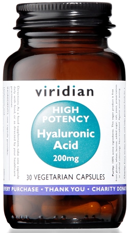 VIRIDIAN HYALURONIC ACID HIGH POTENCY 30 CAPSULE VIRIDIAN ACIDO IALURONICO ALTA CONCENTRAZIONE - latuafarmacia.org