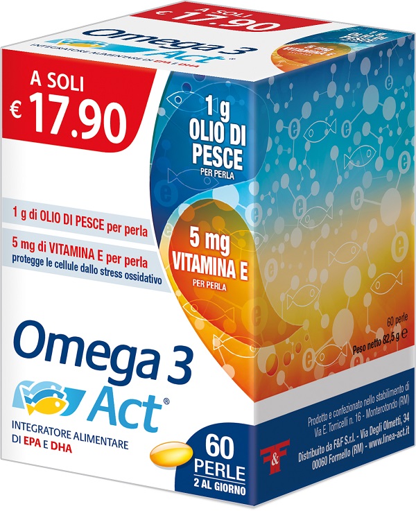 OMEGA 3 ACT 1G 60 PERLE - latuafarmacia.org