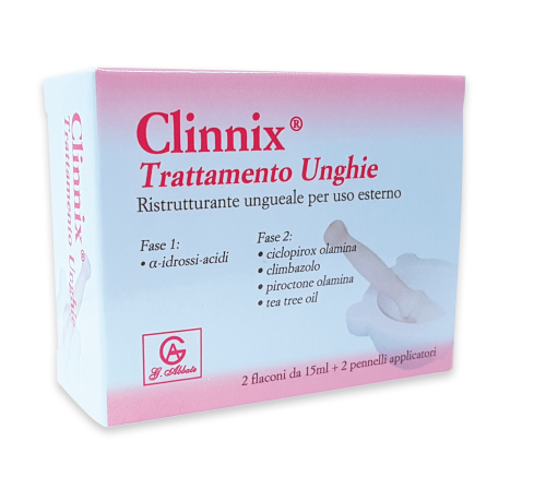 CLINNIX TRATTAMENTO UNGHIE 2 FLACONI 15 ML + 2 PENNELLI APPLICATORI - latuafarmacia.org