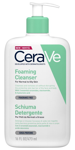 CERAVE SCHIUMA DETERGENTE VISO 473 ML - latuafarmacia.org
