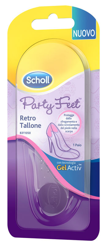 PLANTARE ORTOPEDICO PER RETRO TALLONE PARTY FEET SCHOLL GEL ACTIV 1 PAIO - latuafarmacia.org