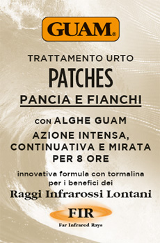 GUAM PATCHES TRATTAMENTO URTO PANCIA E FIANCHI 8 PEZZI - latuafarmacia.org