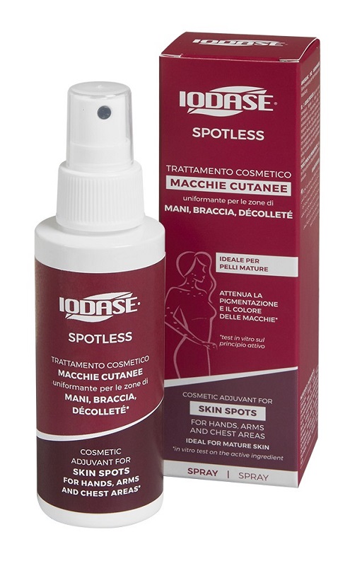 IODASE SPOTLESS TRATTAMENTO AGE SPOTS MANI BRACCIA DECOLLETE SPRAY 100 ML - latuafarmacia.org