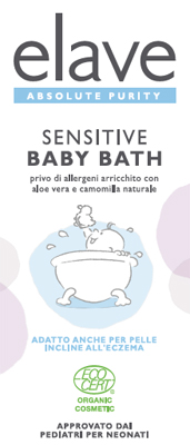 ELAVE BABY BATH DETERGENTE DELICATO CON CAMOMILLA E ALOE VERA BIOLOGICO 400 ML - latuafarmacia.org