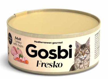 GOSBI FRESKO CAT ADULT TURKEY & HAM 70 G - latuafarmacia.org