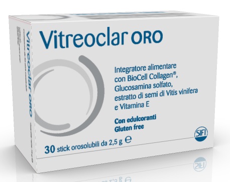VITREOCLAR ORO 30 BUSTINE OROSOLUBILI DA 2,5 G - latuafarmacia.org