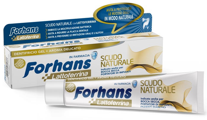 FORHANS DENTIFRICIO SCUDO NATURALE 75 ML - latuafarmacia.org