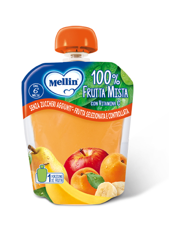 MELLIN POUCH FRUTTA MISTA 90 G - latuafarmacia.org