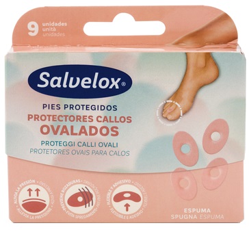 PROTEGGI CALLI OVALI SALVELOX IN SPUGNA 9 PEZZI - latuafarmacia.org