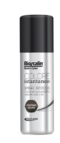 BIOSCALIN NUTRICOLOR SPRAY COLORE ISTANTANEO CASTANO SCURO 75 ML - latuafarmacia.org