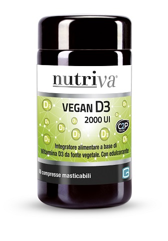 NUTRIVA VEGAN D3 60 COMPRESSE 2000 UI - latuafarmacia.org