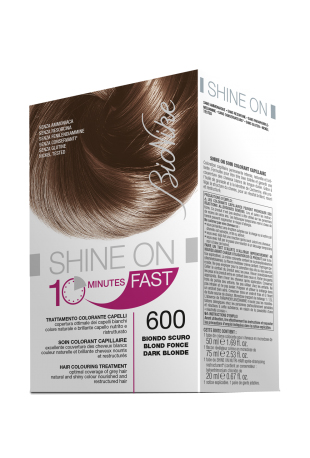 BIONIKE SHINE ON FAST TRATTAMENTO COLORANTE CAPELLI BIONDO SCURO 600 FLACONE 60 ML + TUBO 60 ML - latuafarmacia.org
