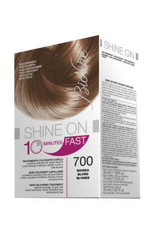 BIONIKE SHINE ON FAST TRATTAMENTO COLORANTE CAPELLI BIONDO 700 FLACONE 60 ML + TUBO 60 ML - latuafarmacia.org