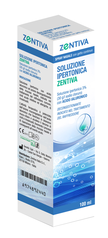 SOLUZIONE IPERTONICA ZENTIVA SPRAY NASALE 100 ML - latuafarmacia.org