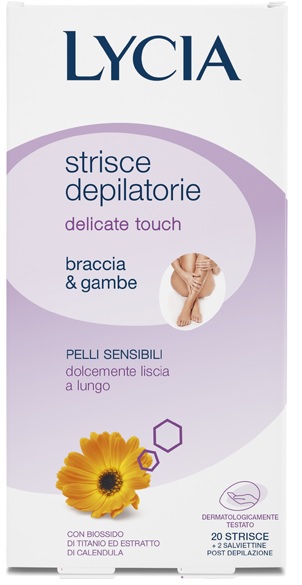 LYCIA 20 STRISCE BRACCIA/GAMBE PELLI DELICATE 12 PEZZI - latuafarmacia.org