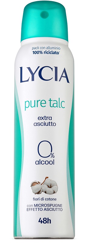 LYCIA SPRAY PURE TALC 150 ML - latuafarmacia.org