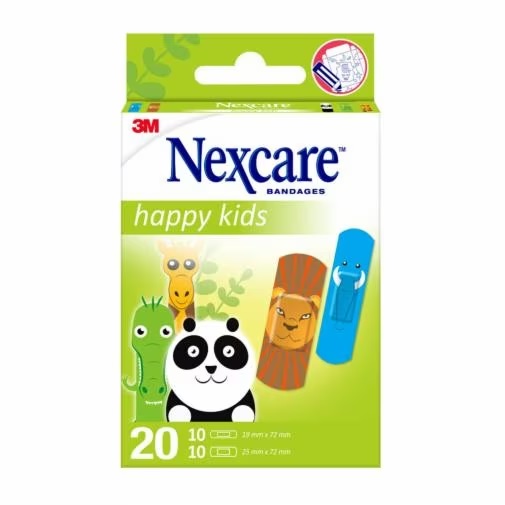 CEROTTI NEXCARE KIDS PLASTERS ANIMALS 20 PEZZI ASSORTITI - latuafarmacia.org