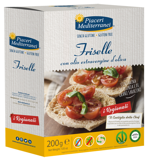 PIACERI MEDITERRANEI FRISELLE 200 G - latuafarmacia.org