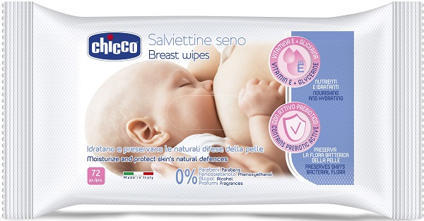CHICCO SALVIETTE DETERGENTI PER IL SENO 72 PEZZI - latuafarmacia.org
