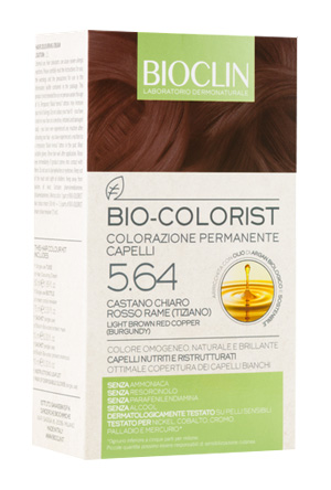 BIOCLIN BIO COLORIST 5,64 CASTANO CHIARO ROSSO RAME TIZIANO - latuafarmacia.org