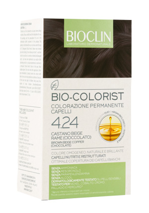 BIOCLIN BIO COLORIST 4,24 CASTANO BEIGE RAME CIOCCOLATO - latuafarmacia.org
