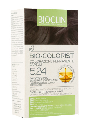 BIOCLIN BIO COLORIST 5,24 CASTANO CHIARO BEIGE RAME CIOCCOLATO - latuafarmacia.org
