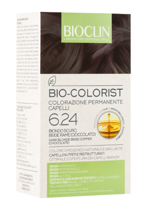 BIOCLIN BIO COLORIST 6,24 BIONDO SCURO BEIGE RAME - latuafarmacia.org