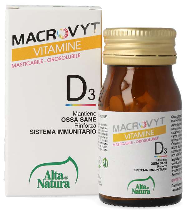 MACROVYT VITAMINA D3 VEG 60 COMPRESSE OROSOLUBILI - latuafarmacia.org