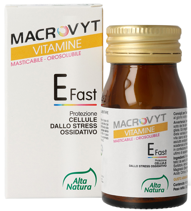 MACROVYT VITAMINA E 40 COMPRESSE FAST - latuafarmacia.org