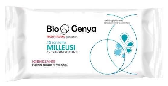 BIOGENYA FRESH HYGIENE PROTECTION 12 SALVIETTE MILLEUSI RINFRESCANTE IGIENIZZANTE - latuafarmacia.org