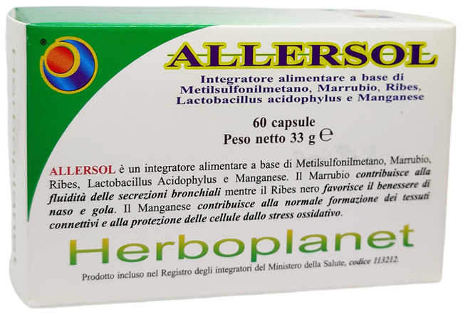 ALLERSOL 60 CAPSULE - latuafarmacia.org