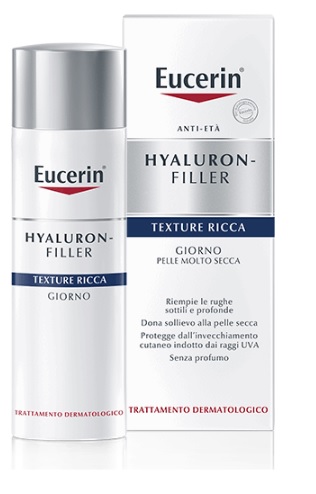 EUCERIN HYALURON-FILLER TEXTURE RICCA GIORNO 50 ML - latuafarmacia.org