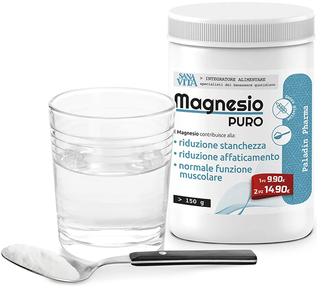 SANAVITA MAGNESIO PURO 150 G - latuafarmacia.org