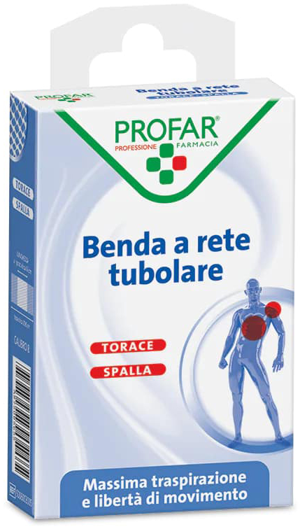 BENDA A RETE ELASTICA TORACE SPALLA 3 M TESI CALIBRO 8 PROFAR - latuafarmacia.org