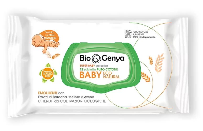 BIOGENYA ECO NATURAL BABY COTONE 72 PEZZI - latuafarmacia.org