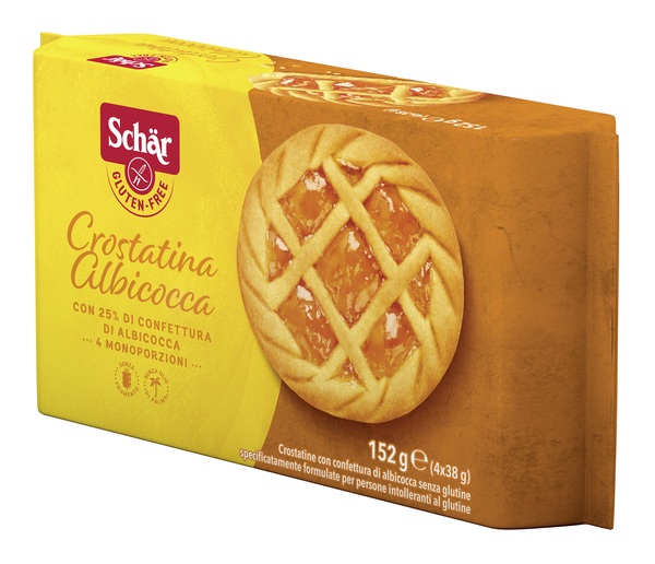 SCHAR CROSTATINA CON CONFETTURA DI ALBICOCCA 4 MONOPORZIONI DA 35 G - latuafarmacia.org